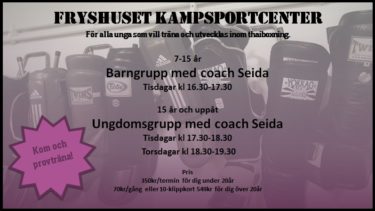 Thaiboxning - Barn och ungdom HT 2020