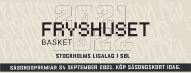 Säsongspremiär för Fryshusets herrlag i Svenska Basketligan