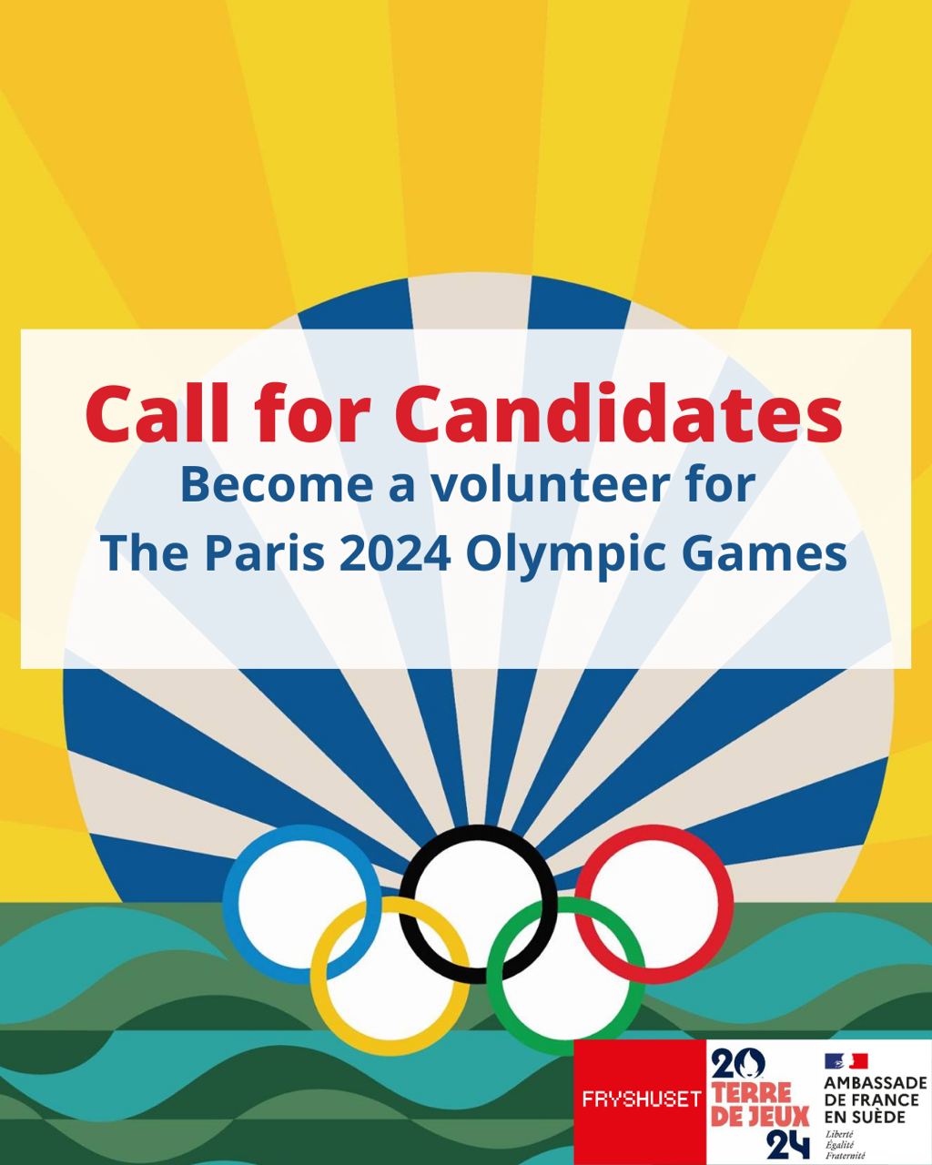 Volunteer programs for the Paris 2024 Olympic Games.