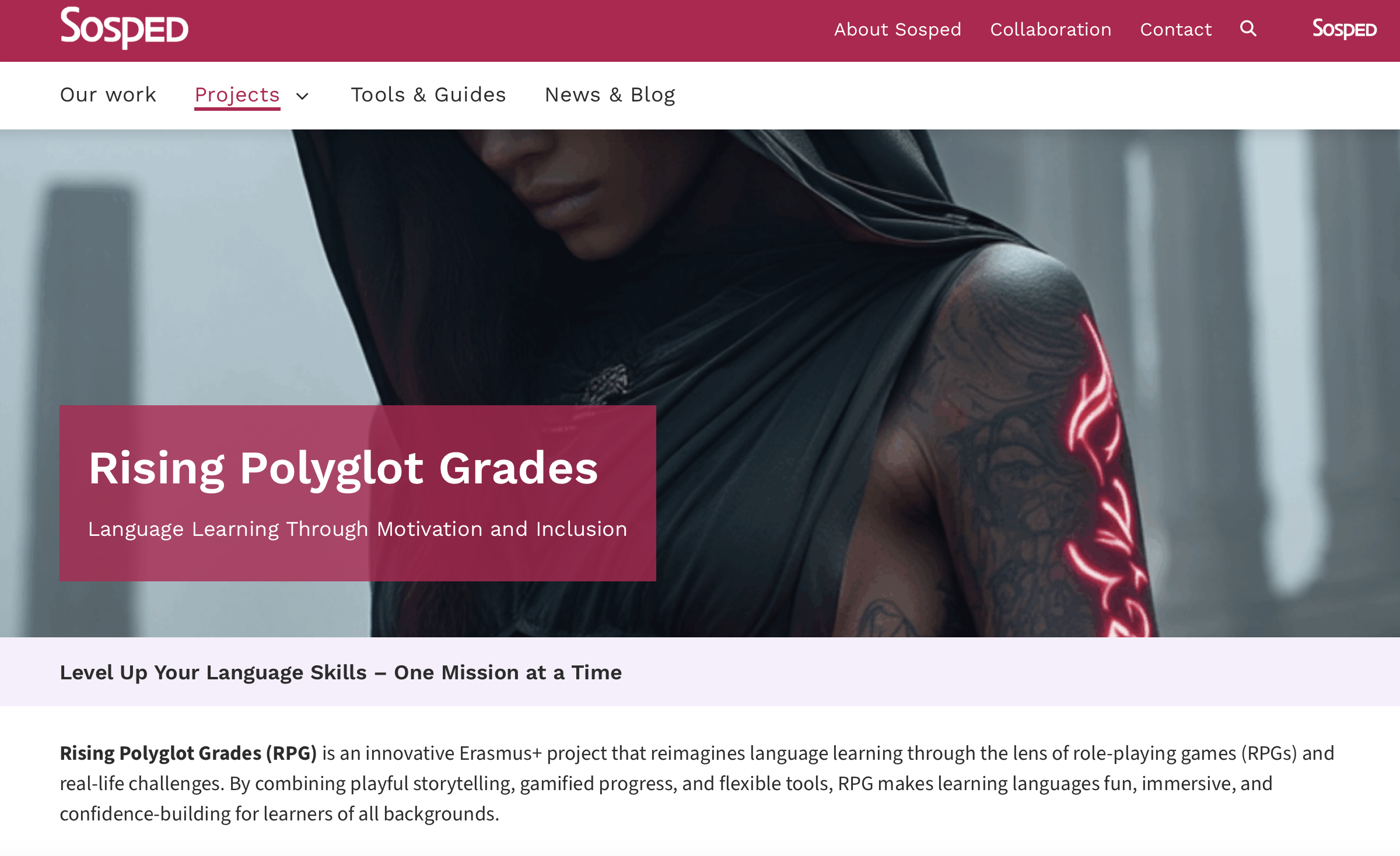 Sosped Foundation – Rising Polyglot Grades